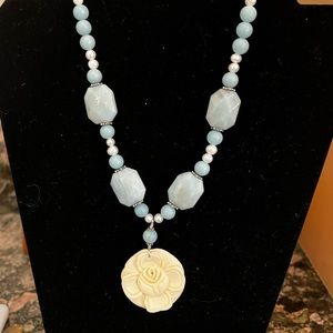 Beautiful semi precious stone necklace